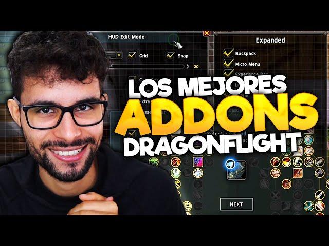 ⭐8 ADDONS que NECESITAS para DragonflightBASICOS y MUY AVANZADOS