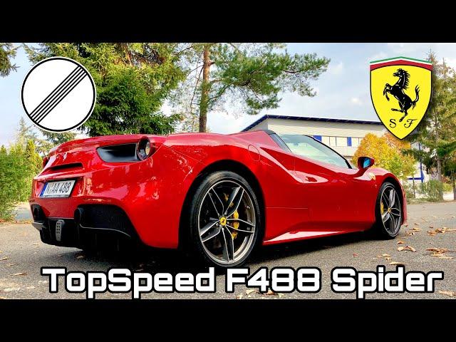 POV-Style: Autobahn Topspeed mit dem Ferrari 488 Spider / 670 PS