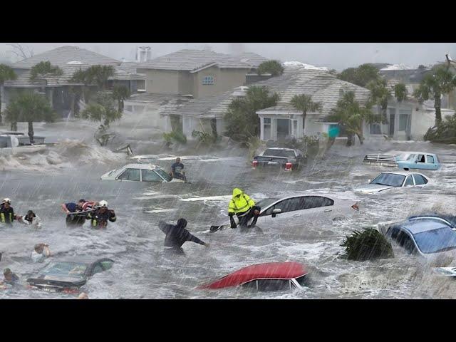 Chaos in Queensland, Australia! Cyclone Alfred caused major flooding in Hervey Bay! Peoples trapped!