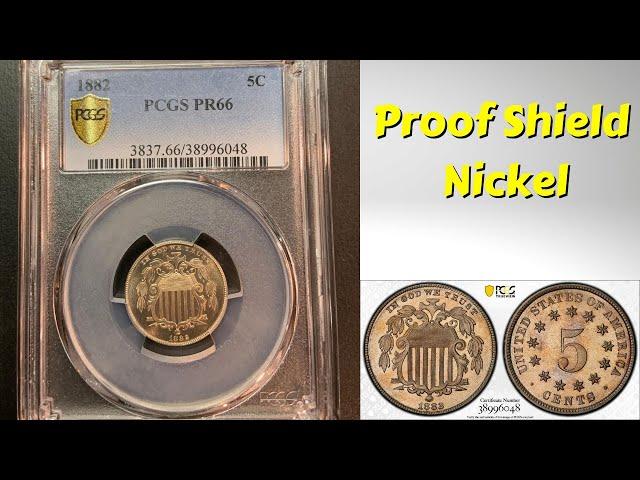 Rare 1882 Proof Shield Nickel (1 of 3,100 Minted)