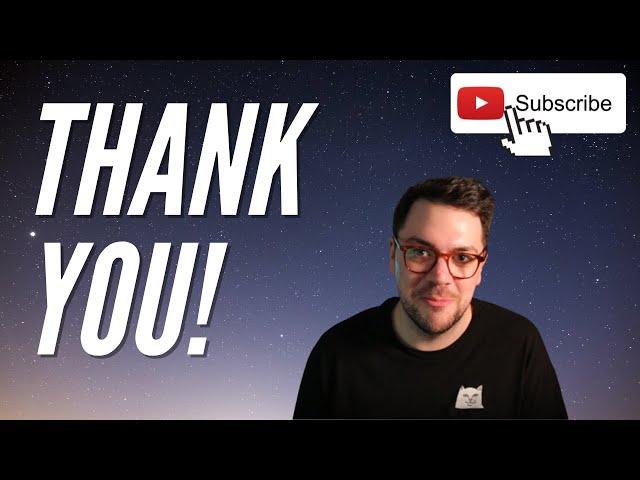 1000 Subs! Thank you!