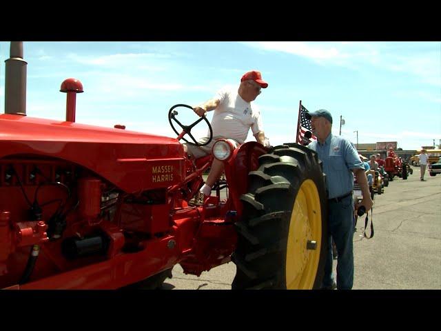 It's a Classic Farm Tractor Parade!