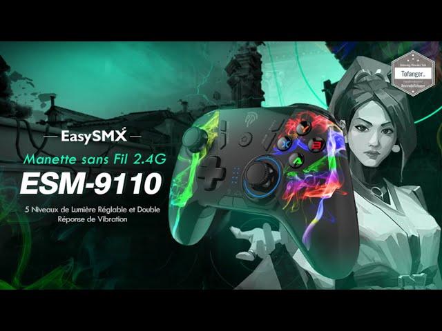 EasySMX 9110 2.4G Manette PC PS3 SWITCH Android - EasySMX ESM-9110   Controler - Unboxing