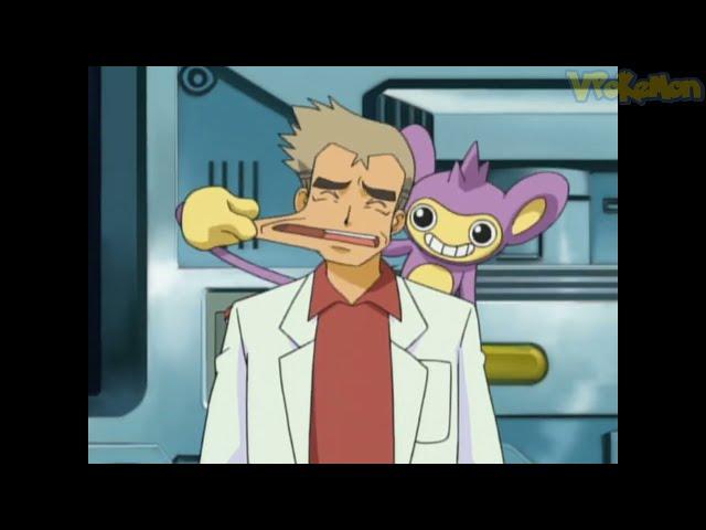 Aipom attacks Professor Oak | Professor Oak Funny Moments