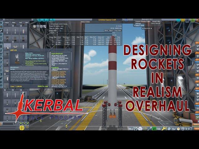 Designing Realism Overhaul Rockets and Probes (KSP 1.12.5)