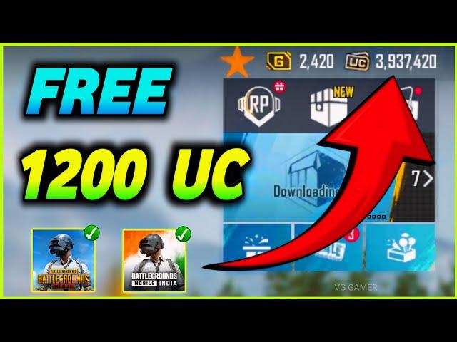 FREE 1200 UC  FREE UC IN BGMI  HOW TO GET FREE UC IN BGMI ( Bgmi Free Uc )