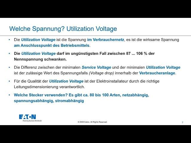 Netzspannungen und Netzformen in USA und Kanada