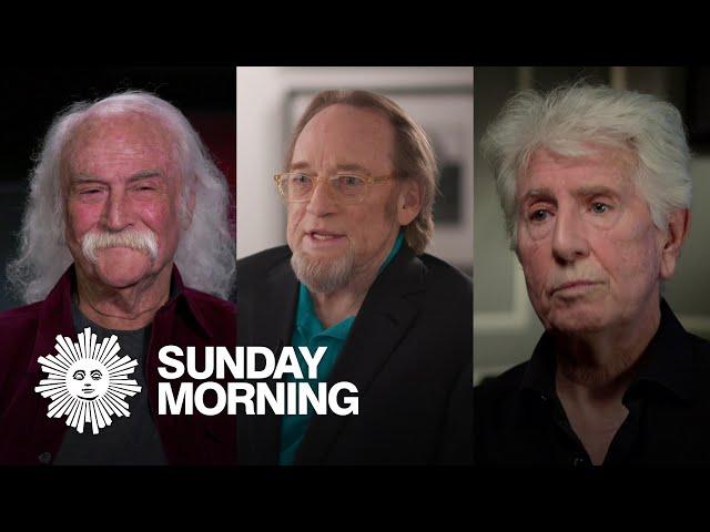 David Crosby, Stephen Stills and Graham Nash speak