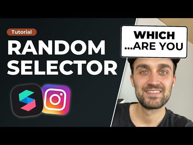 Random Selector - "Which Are You" Filter in Spark AR Studio Tutorial | Create Instagram Filter