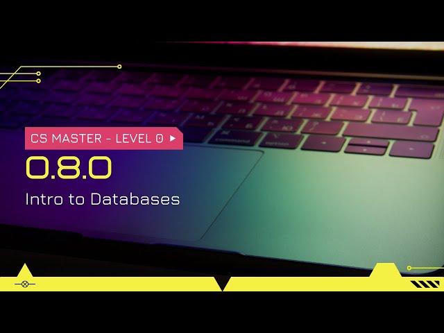 [Arabic] CS Master- 0.8.0- Intro to Databases مقدمة لقواعد البيانات