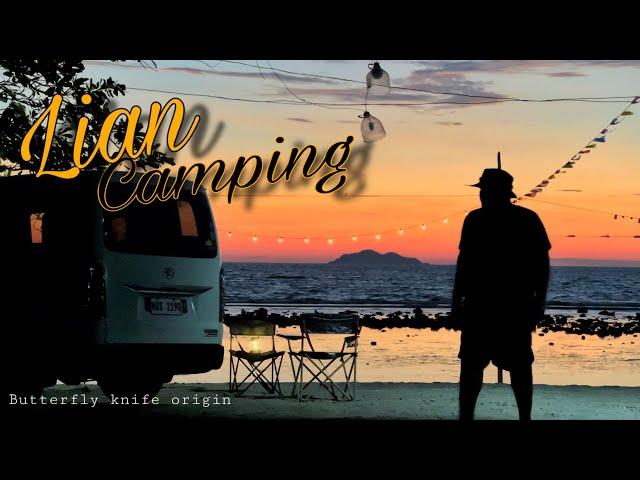 LIAN BATANGAS BEACH CAMPING / Pontanilla El paye Lapaspas beach camp Matabungkay Vanlife Batangas