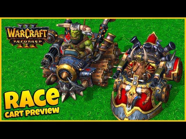 Reforged Race Cars - Side by Side Comparison | Warcraft 3 Reforged