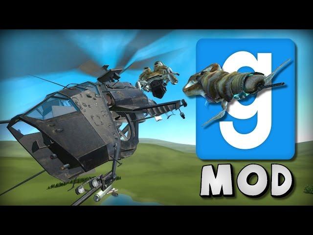 Garry's Mod: AWESOME COMBINE GUNSHIPS | Mod Showcase