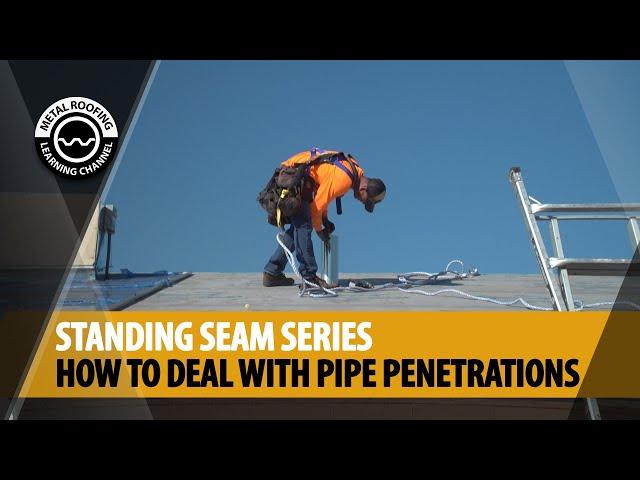 How To Handle Pipe Penetrations On A Standing Seam Metal Roof [Layout Of Panels + Moving Pipes]