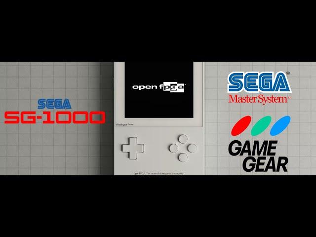 openFPGA Sega Master System, Game Gear, Sega SG-1000 Cores