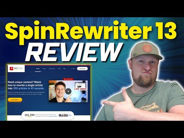 Spin Rewriter 13 Review 2022 - Deep Dive - Custom Bonus