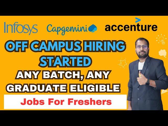 Infosys Hiring | Accenture Latest Job For Freshers | Capgemini Job For Freshers Apply Now