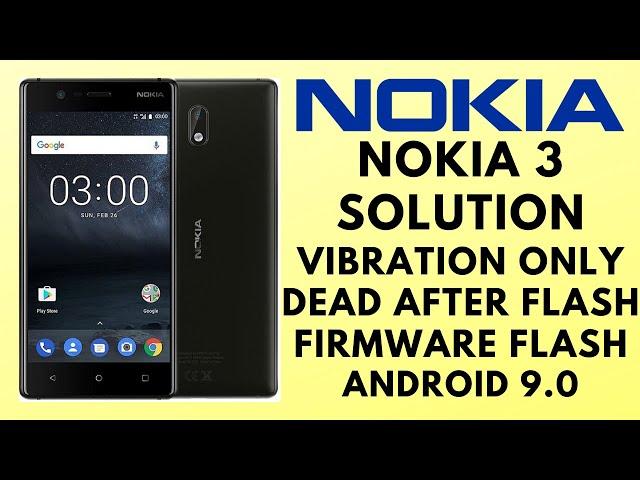 Nokia 3 Firmware (9.0) Flashing With SP Flash Tool _100%