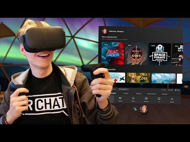 Oculus Quest - Home Screen Software Tour!