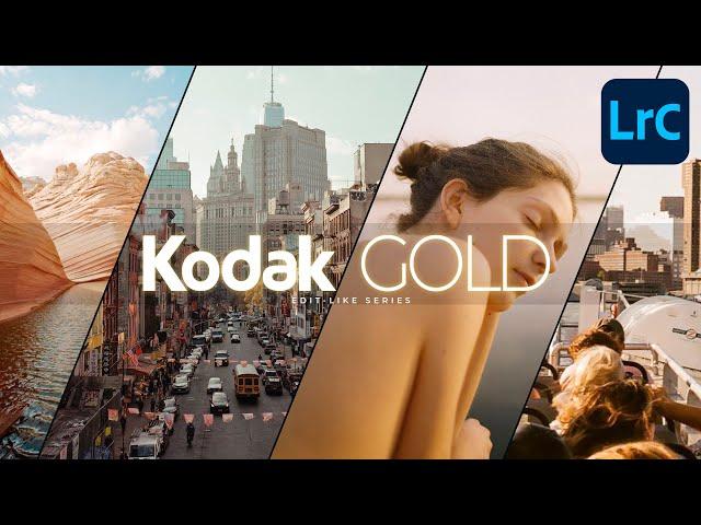 How to Create the KODAK GOLD 200 Look in Lightroom Classic Tutorial Preset