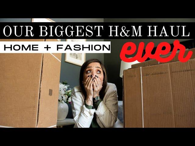 BIGGEST H&M HAUL EVER!! | H&M HOME & FASHION SPRING 2021