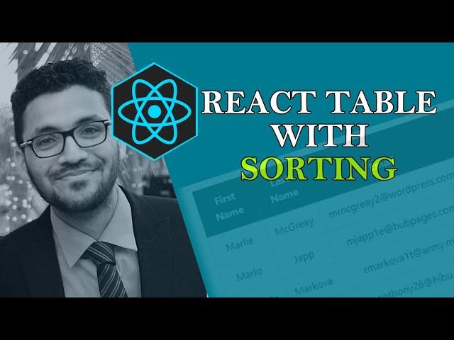 React Table Sorting