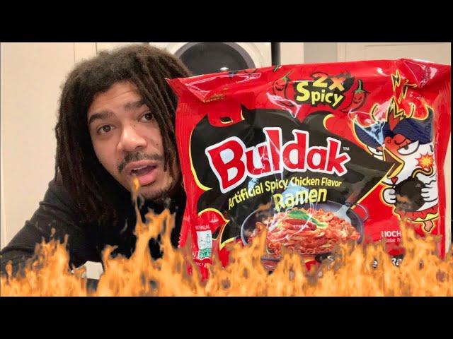 Buldak 2X Spicy Noodle Challenge | Is it Spicy?