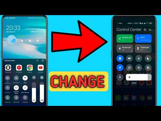 How to change vivo mobile shortcut center