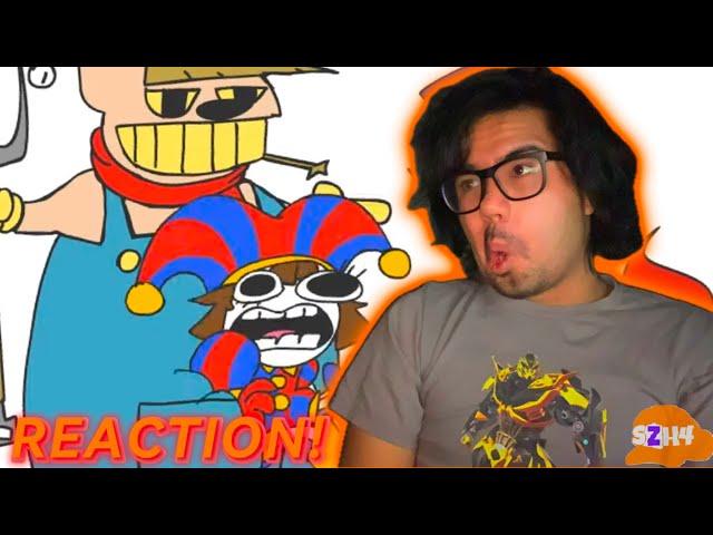 POMNI GETS DEVOURED!!! Mokey’s Show - Christmas Public Enemy (REACTION)