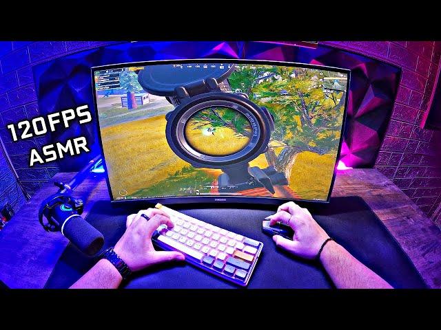 [ KEYBOARD ASMR ] 120FPS PUBG MOBILE PC EMULATOR GAMELOOP HANDCAM POV!