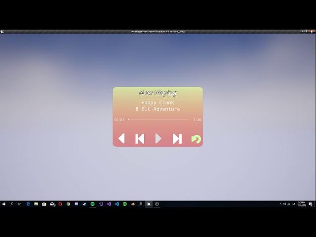 [UE4] Music Player