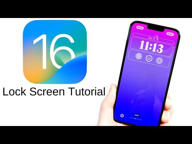 How To Customize Lock Screen on iOS 16?