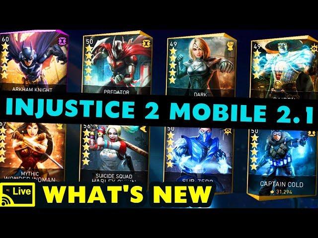 Injustice 2 Mobile LIVE STREAM. Update 2.1 Changes. Is Injustice 2 Mobile Dying?..