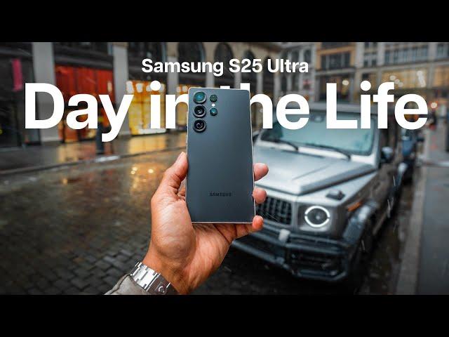 Samsung Galaxy S25 Ultra Day in The Life (AI, Battery Life & Camera Test)