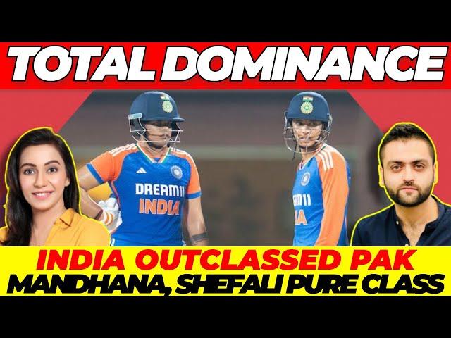 Mandhana, Shefali led India OUTCLASSED Pakistan by 7 wickets | India Women vs Pak Women Asia Cup