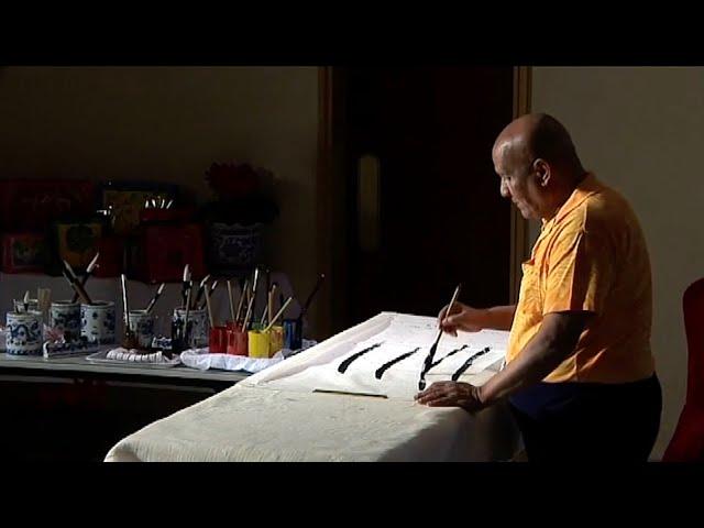 Sri Chinmoy painting in China | Part 6/10