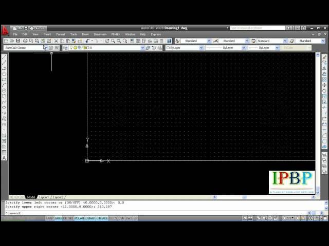 How to use Limits command in autocad