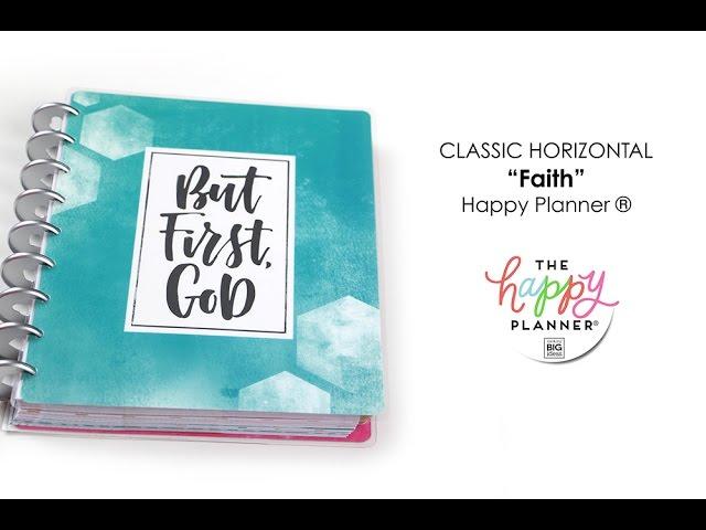 'Faith’ Happy Planner® Preview - CLASSIC/HORIZONTAL