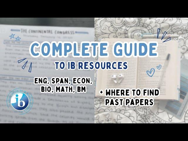  the BEST ib resources to get 40+ points