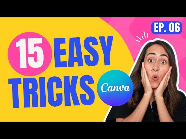 15 Canva Tips That Are Total Life-Savers!  [FREE & PRO] | Ep. 06