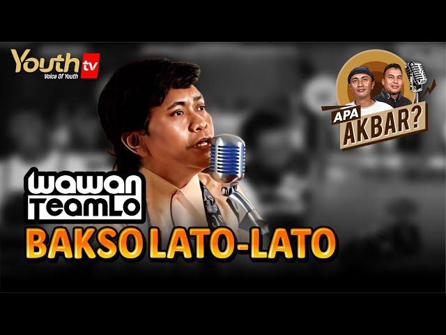 Wawan Teamlo | Lagu - "Bakso Lato-Lato" | YouthTV Clip