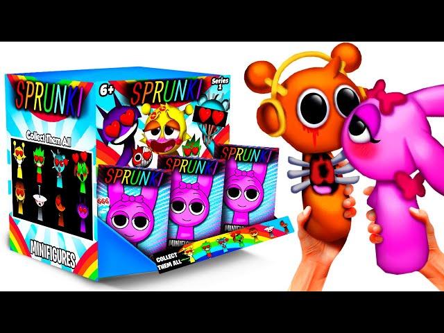 The LARGEST Sprunki LOVE STORY MYSTERY BOX! NEW Pinki X ORANGE, Wenda SPRUNKI Minifigures