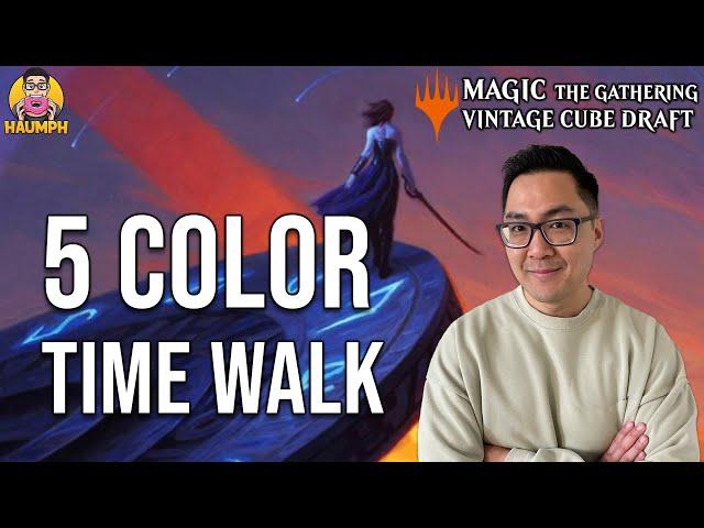 Taking All The Turns With This 5-Color Masterpiece | Vintage Cube Draft | MTGO