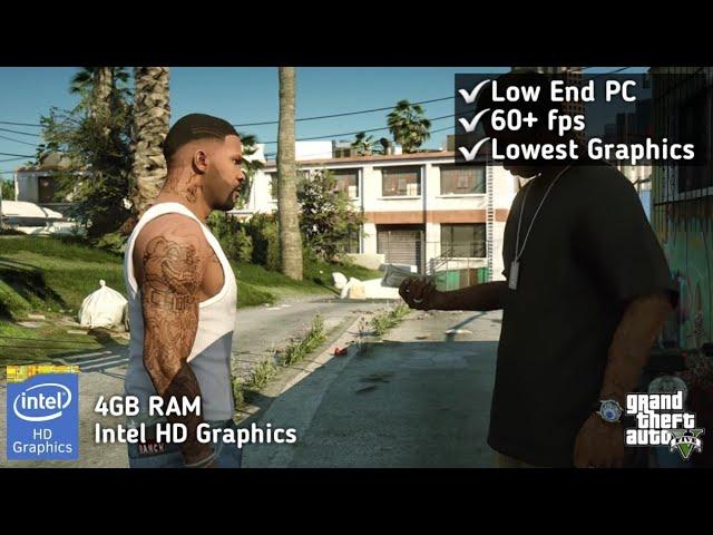 How To Fix GTA V Lag | GTA V Lag Fix For Low End PC No GPU | Low Graphics Setting