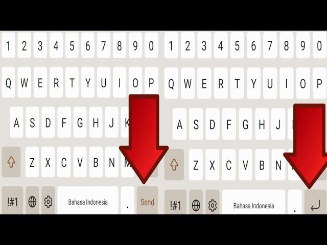 how to fix missing enter key in whatsapp