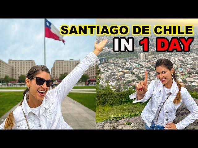 ONE DAY in SANTIAGO DE CHILE GUIDE / What to do/ What to see/ What to eat