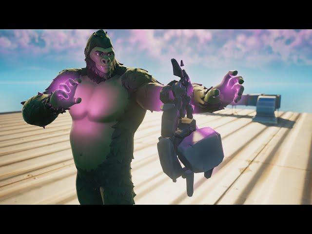 Beast Boy Skin With BUILT IN EMOTE Go Ape Gameplay And Review! (Beast Boy Bundle Gameplay)