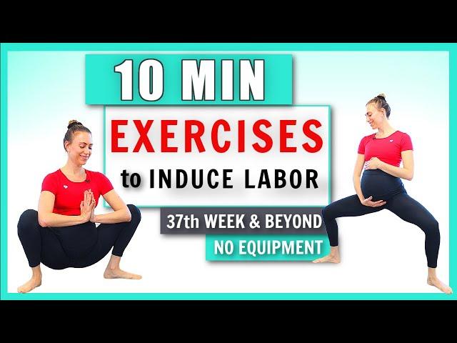 10 min Exercises To Induce Labor Naturally at Home I How to Help Labor Progress I Activating Labor