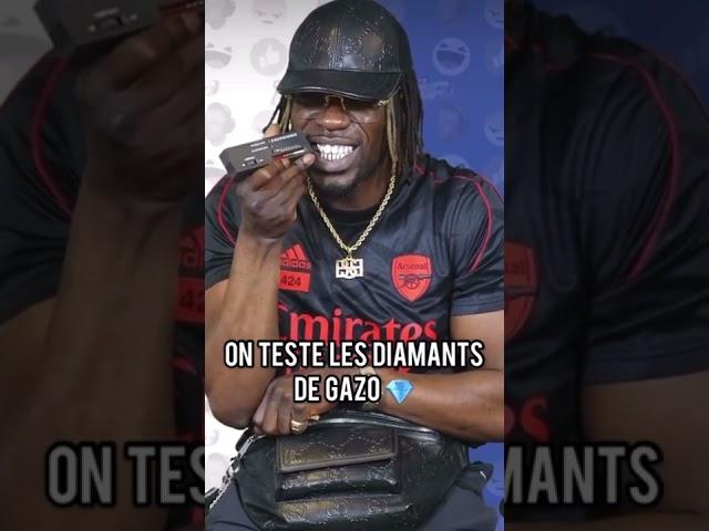 Teste des diamants de gazo #shorts #rap #humour