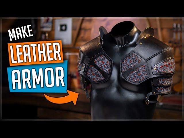 My Best Armor Yet - Leather Shoulder Armor / Pauldron Pattern